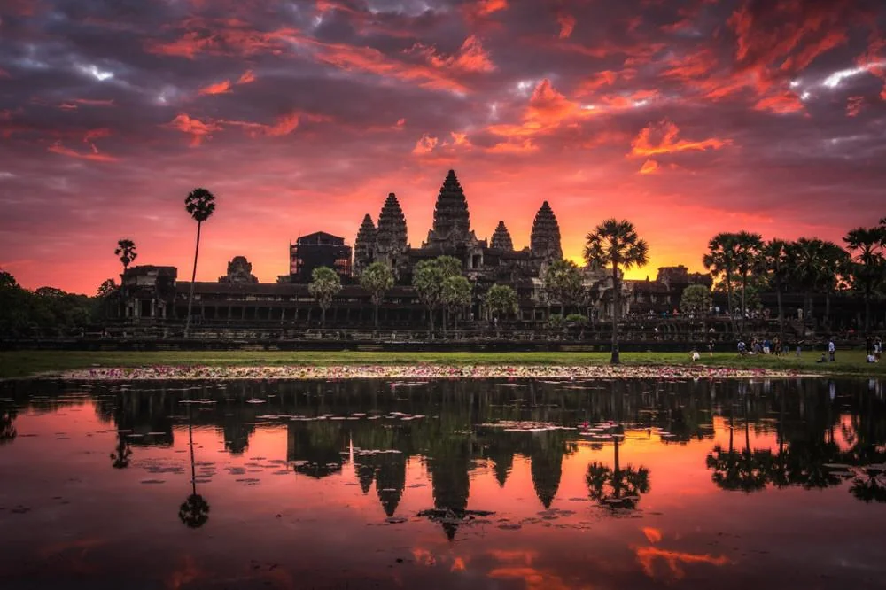 Angkor Wat at sunset
